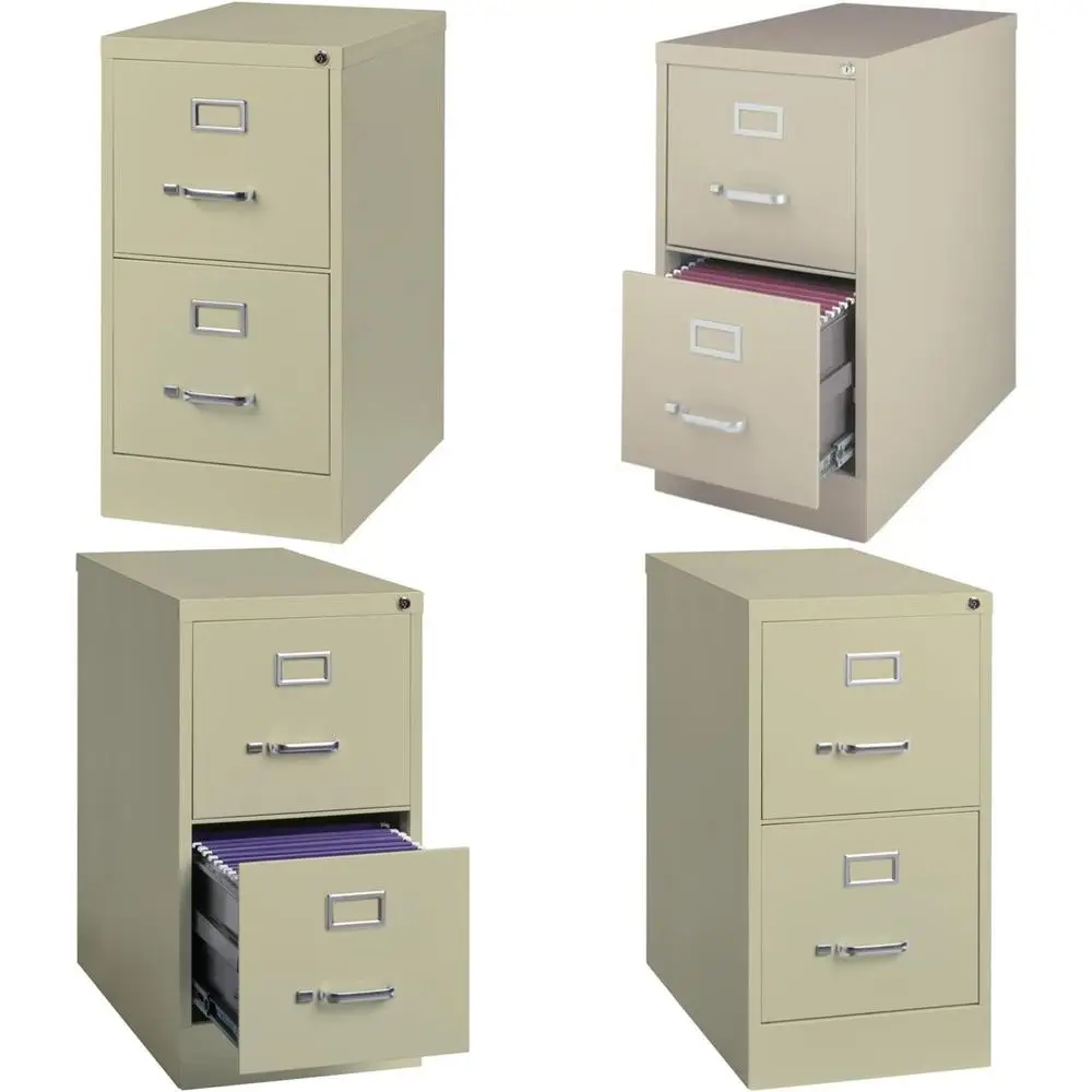 25-Inch Deep Metal 2 Drawer Letter-Width Cabinet Putty
25-Inch Deep Metal 2 Drawer Letter-Width Cabinet Putty