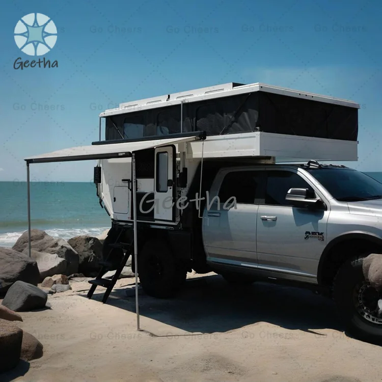 for4x4 Pickup Camper Pop-Top for Camping Weekend Getaways & Off-Road Travel for 2-4 Family
for4x4 Pickup Camper Pop-Top for Camping Weekend Getaways & Off-Road Travel for 2-4 Family