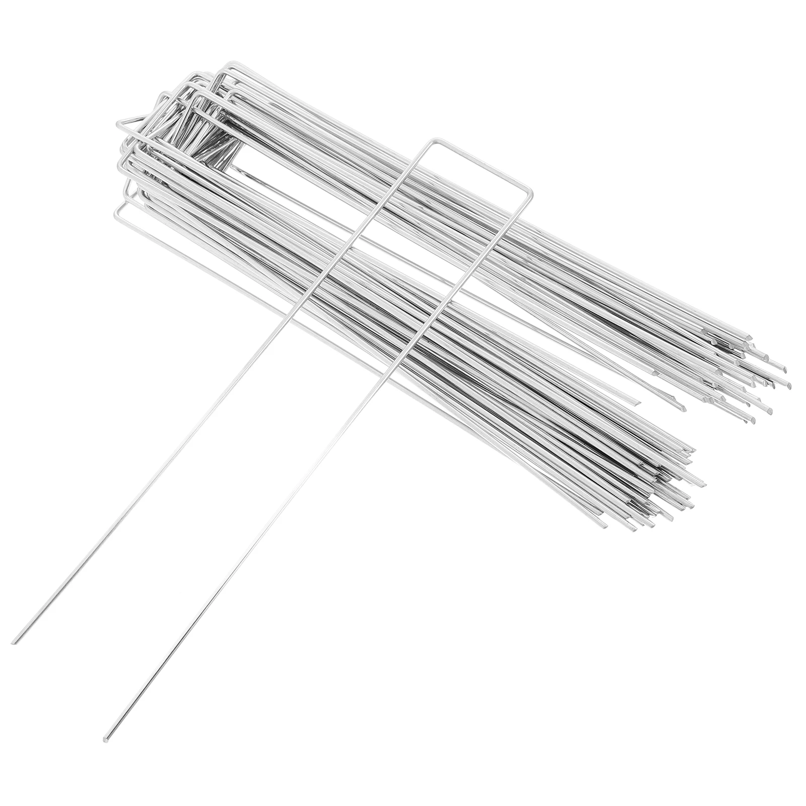 50Pcs U-Shaped Zinc Plated Steel Ground Pegs 2.5x40x200mm Perfect for Garden Use Tent Stakes Lawn Fixing Garden Stakes
50Pcs U-Shaped Zinc Plated Steel Ground Pegs 2.5x40x200mm Perfect for Garden Use Tent Stakes Lawn Fixing Garden Stakes