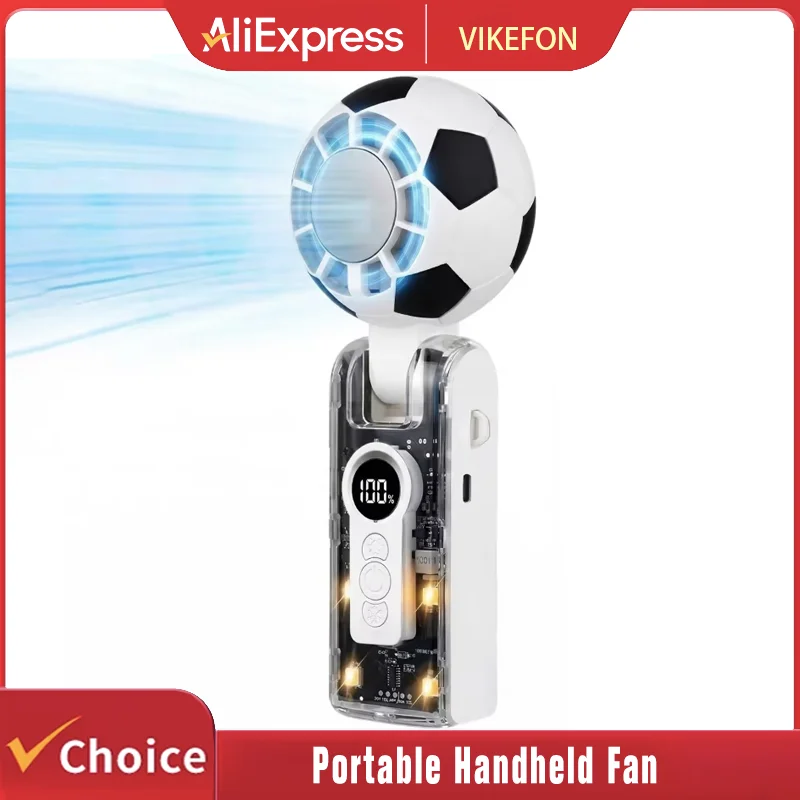 Portable Handheld Fan Air Cooling Fan 3600mAh USB Desktop 100 Wind Speeds Quiet Adjustable LED Light Fan For Home Office Outdoor
Portable Handheld Fan Air Cooling Fan 3600mAh USB Desktop 100 Wind Speeds Quiet Adjustable LED Light Fan For Home Office Outdoor