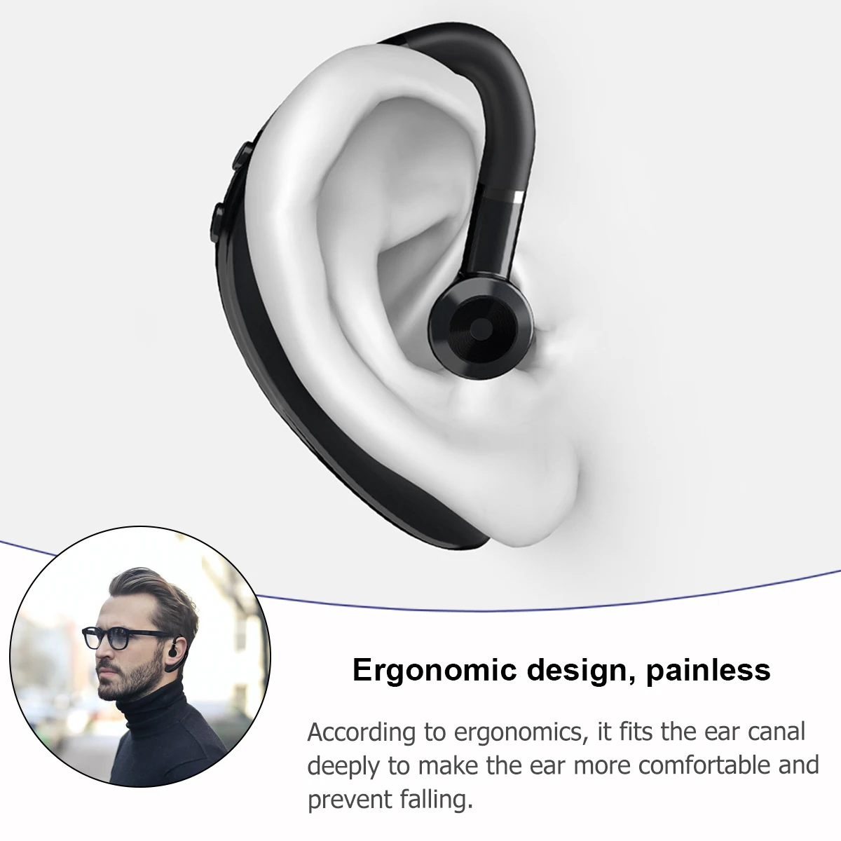 1pc Wireless Earphone One Side Long Life Lightweight Sport Headphones For Driving Running Workout Fitness
1pc Wireless Earphone One Side Long Life Lightweight Sport Headphones For Driving Running Workout Fitness