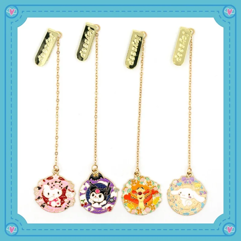 Sanrio Hello Kitty Cinnamoroll Anime Kawaii Metal Bookmarks Cute Kuromi Student Page Clip Pendant Lovely Gifts for Kids
Sanrio Hello Kitty Cinnamoroll Anime Kawaii Metal Bookmarks Cute Kuromi Student Page Clip Pendant Lovely Gifts for Kids