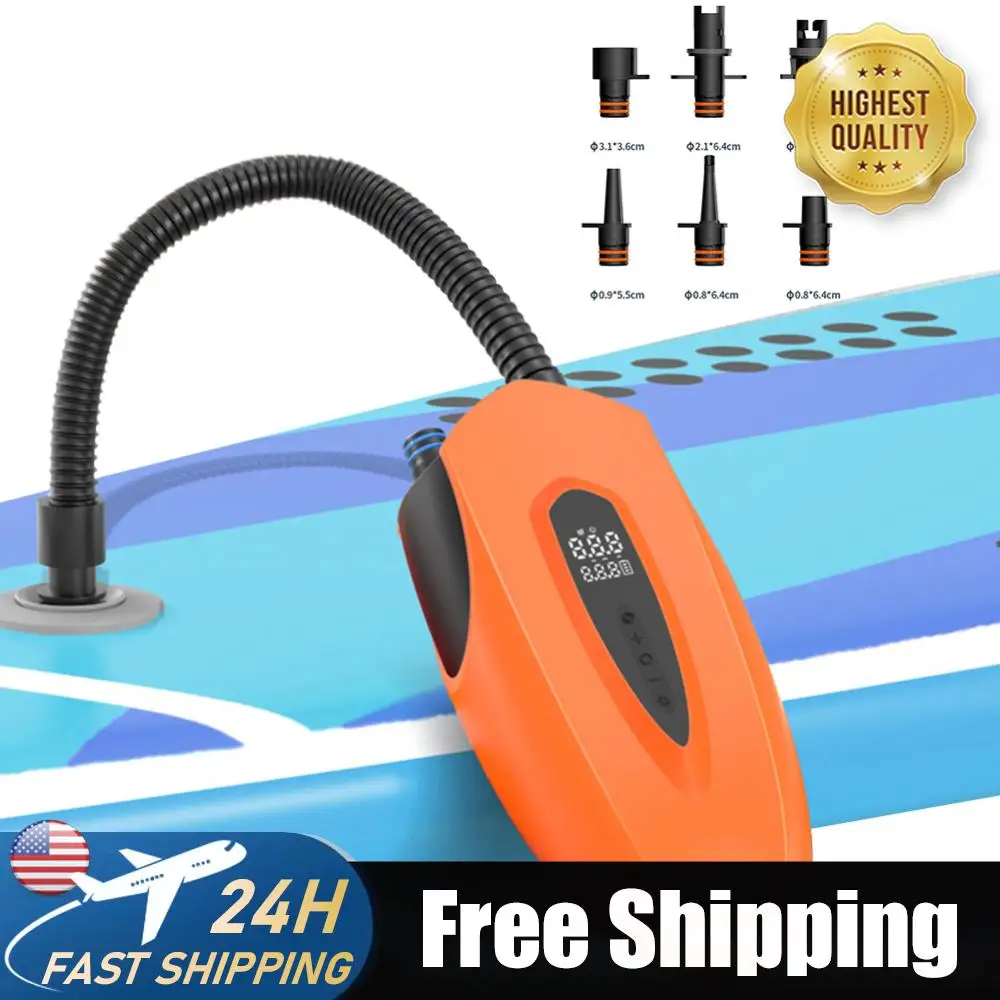 20PSI SUP Board Pump With Auto Shut Inflatable Electric Air Pumps With Digital Display Stand Up Paddle Board Pump Boat Accessory
20PSI SUP Board Pump With Auto Shut Inflatable Electric Air Pumps With Digital Display Stand Up Paddle Board Pump Boat Accessory