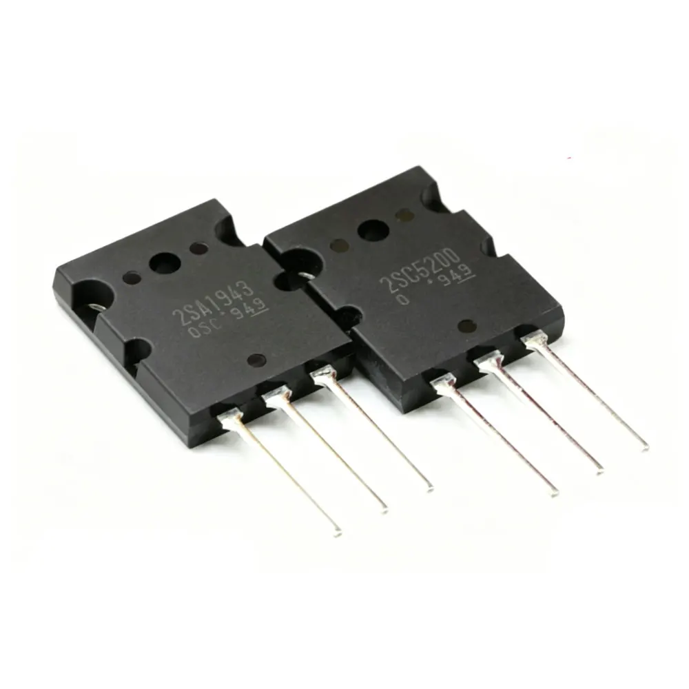 1pair 2SC5200+2SA1943 C5200+A1943 NJW0281G+NJW0302G B688+D718 B817+D1047 C5198+A1941 C5196+A1939 TO-3 audio power amplifier tube
1pair 2SC5200+2SA1943 C5200+A1943 NJW0281G+NJW0302G B688+D718 B817+D1047 C5198+A1941 C5196+A1939 TO-3 audio power amplifier tube