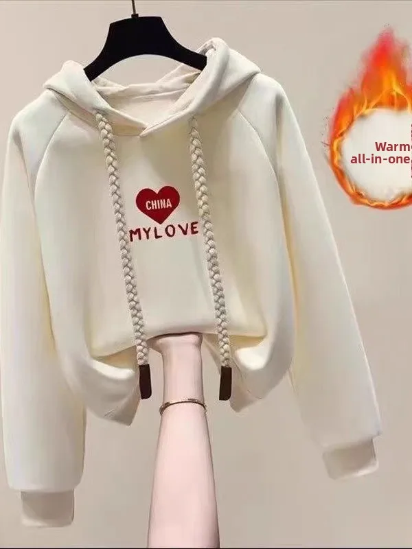 Повседневная толстовка с капюшоном на подкладке Fce, женская осенне-зимняя свободная толстовка с принтом в Гонконге, универсальная куртка с высокой талией, длинная све-тай
Повседневная толстовка с капюшоном на подкладке Fce, женская осенне-зимняя свободная толстовка с принтом в Гонконге, универсальная куртка с высокой талией, длинная све-тай