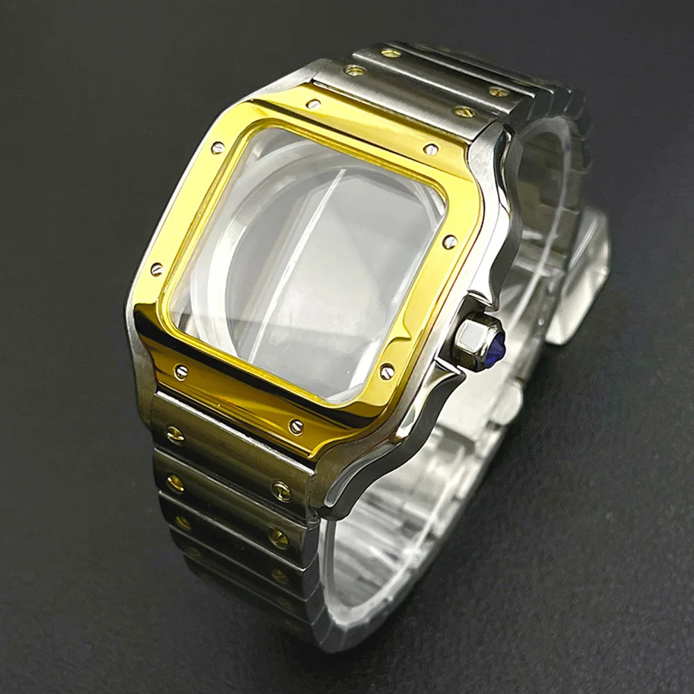 38mm NH35 case, square stainless steel strap, 27mm dial, water-resistant NH35 movement
38mm NH35 case, square stainless steel strap, 27mm dial, water-resistant NH35 movement