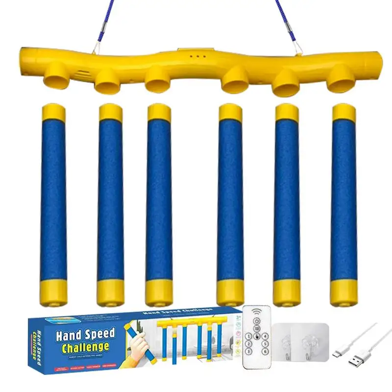 Reflex Challenge Game Falling Sticks Catching Game Interactive Hand Eye Coordination Training Toy Educational Activity 3
Reflex Challenge Game Falling Sticks Catching Game Interactive Hand Eye Coordination Training Toy Educational Activity 3