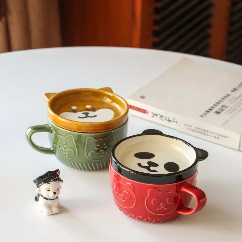 220ML Ceramic Coffee Cup Cartoon Animal Breakfast Milk Cup Embossed Coffee Cup Afternoon Tea Supplies
220ML Ceramic Coffee Cup Cartoon Animal Breakfast Milk Cup Embossed Coffee Cup Afternoon Tea Supplies