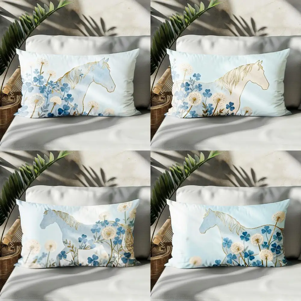 2D-подушка с синим конем и цветочным узором для дивана, спальни, автомобиля, прямоугольная подушка для спины
2D-подушка с синим конем и цветочным узором для дивана, спальни, автомобиля, прямоугольная подушка для спины