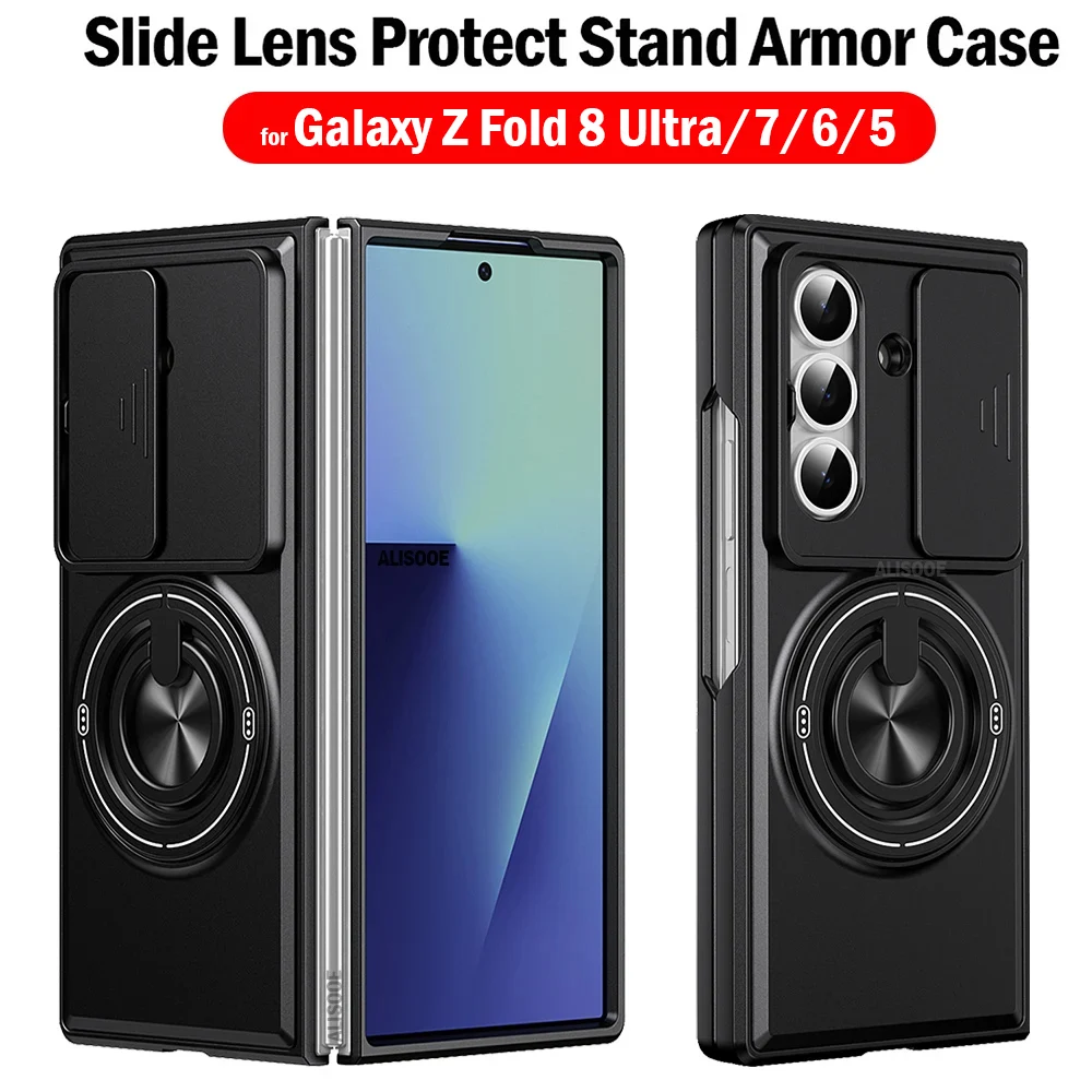 Funda for Samsung Galaxy Z Fold 8 Ultra 7 6 5 Case Cover Rotatable Slide Camera Protection Ring Stand Shockproof Capa Funda
Funda for Samsung Galaxy Z Fold 8 Ultra 7 6 5 Case Cover Rotatable Slide Camera Protection Ring Stand Shockproof Capa Funda