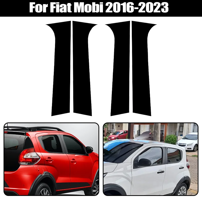 4Pcs Car Window Door Pillar Posts Trim B Column Cover Stickers Decal Glossy Black For Fiat Mobi 2016 2017 2018-2023 Accessories
4Pcs Car Window Door Pillar Posts Trim B Column Cover Stickers Decal Glossy Black For Fiat Mobi 2016 2017 2018-2023 Accessories