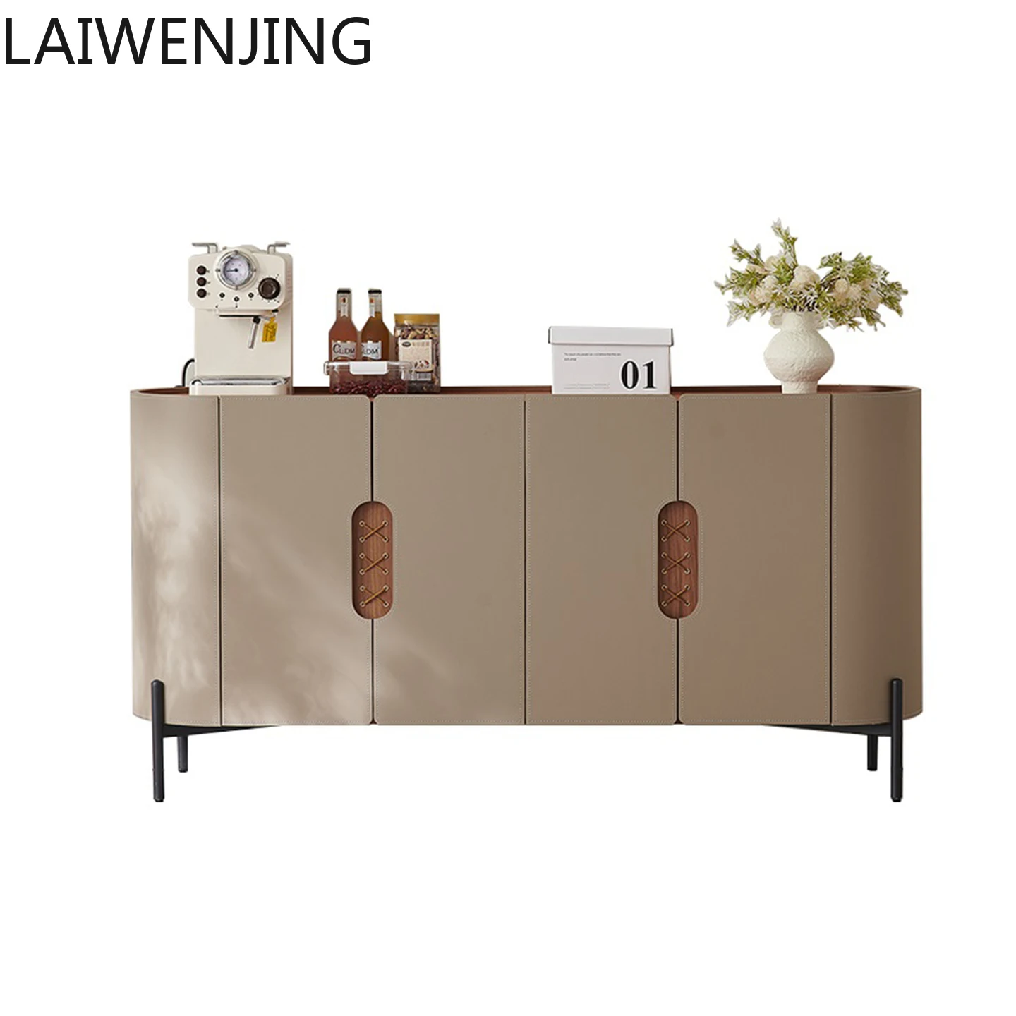 HLZ saddle leather dining side cabinet 35cm modern simple home living room solid wood locker
HLZ saddle leather dining side cabinet 35cm modern simple home living room solid wood locker