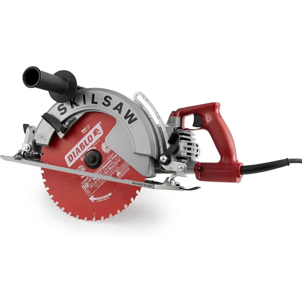 10 1/4 15 Amp Worm Drive Circular Saw with Electric Brake
10 1/4 15 Amp Worm Drive Circular Saw with Electric Brake