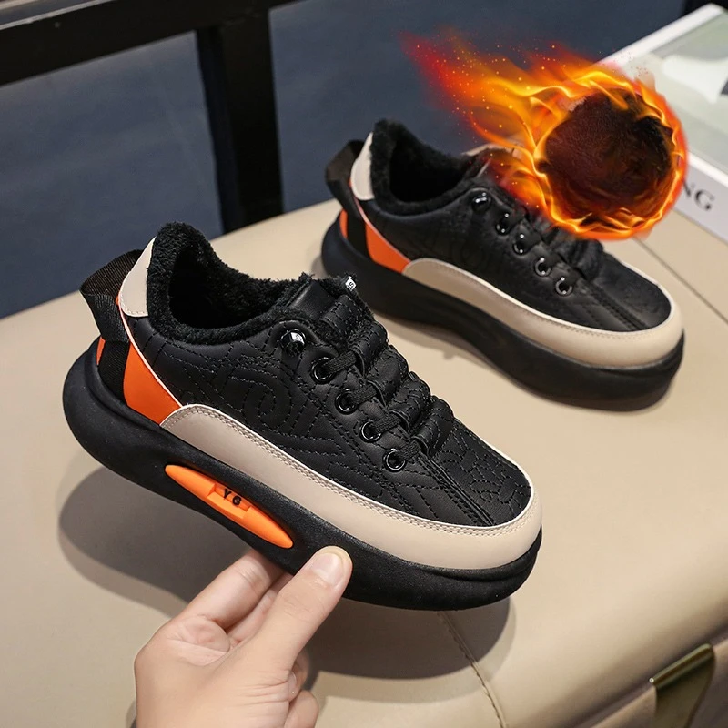Children's Sneakers Autumn Winter Boys Sport Shoes Girls Plush Cashmere Warm Lined Casual Shoes Student Shoes Teen Running Flats
Children's Sneakers Autumn Winter Boys Sport Shoes Girls Plush Cashmere Warm Lined Casual Shoes Student Shoes Teen Running Flats
