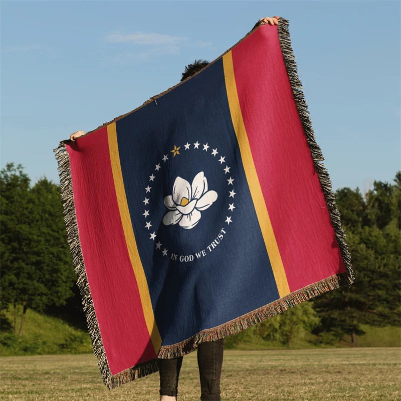 Gaslight Gatekeep Girlboss Mississippi United States of America Jacquard Fringed Woven Throw Blanket
Gaslight Gatekeep Girlboss Mississippi United States of America Jacquard Fringed Woven Throw Blanket