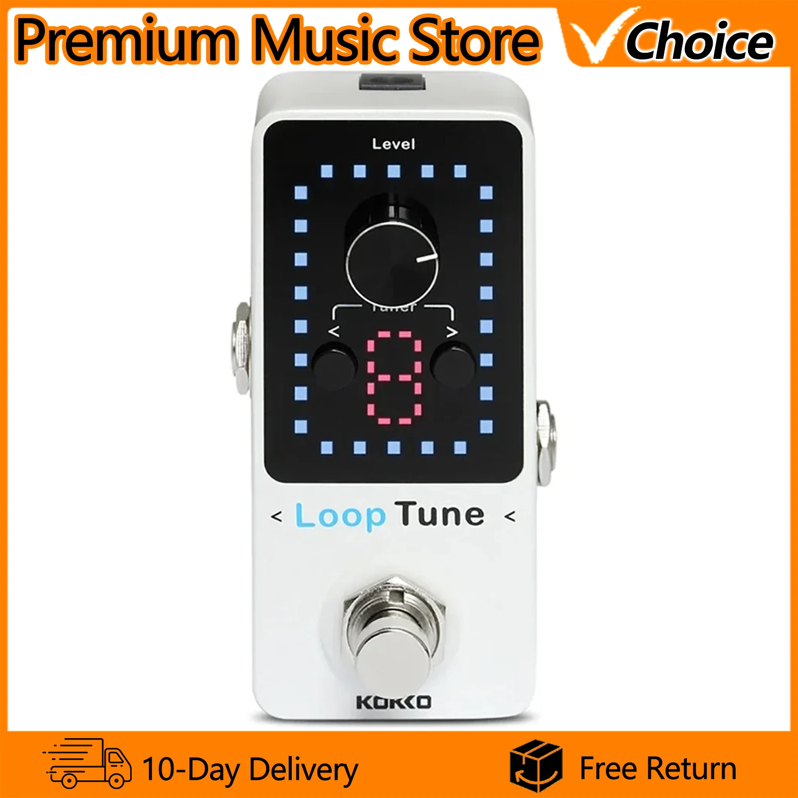 KOKKO Electric Guitar Effects Peda Looper Tune Pedal for Electric Guitar Bass Guitar Accessories 48 24-bit Sample Rate
KOKKO Electric Guitar Effects Peda Looper Tune Pedal for Electric Guitar Bass Guitar Accessories 48 24-bit Sample Rate