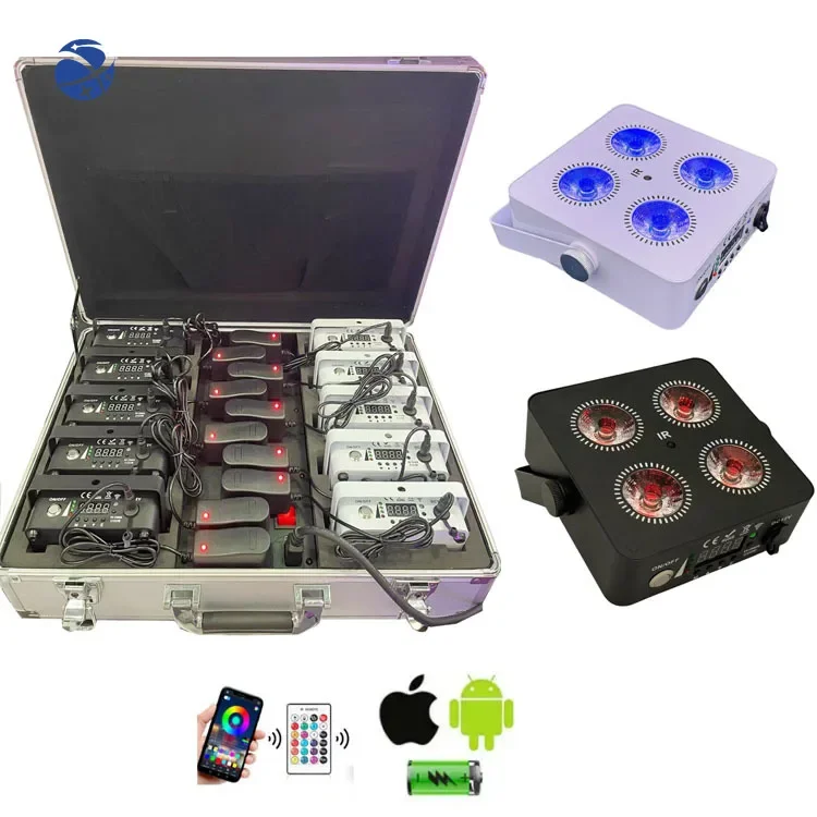 Professional 4*18W Rgbwa+Uv 6In1battery Waterproof Lights Battery Wireless Led Stage Dj Par Light
Professional 4*18W Rgbwa+Uv 6In1battery Waterproof Lights Battery Wireless Led Stage Dj Par Light
