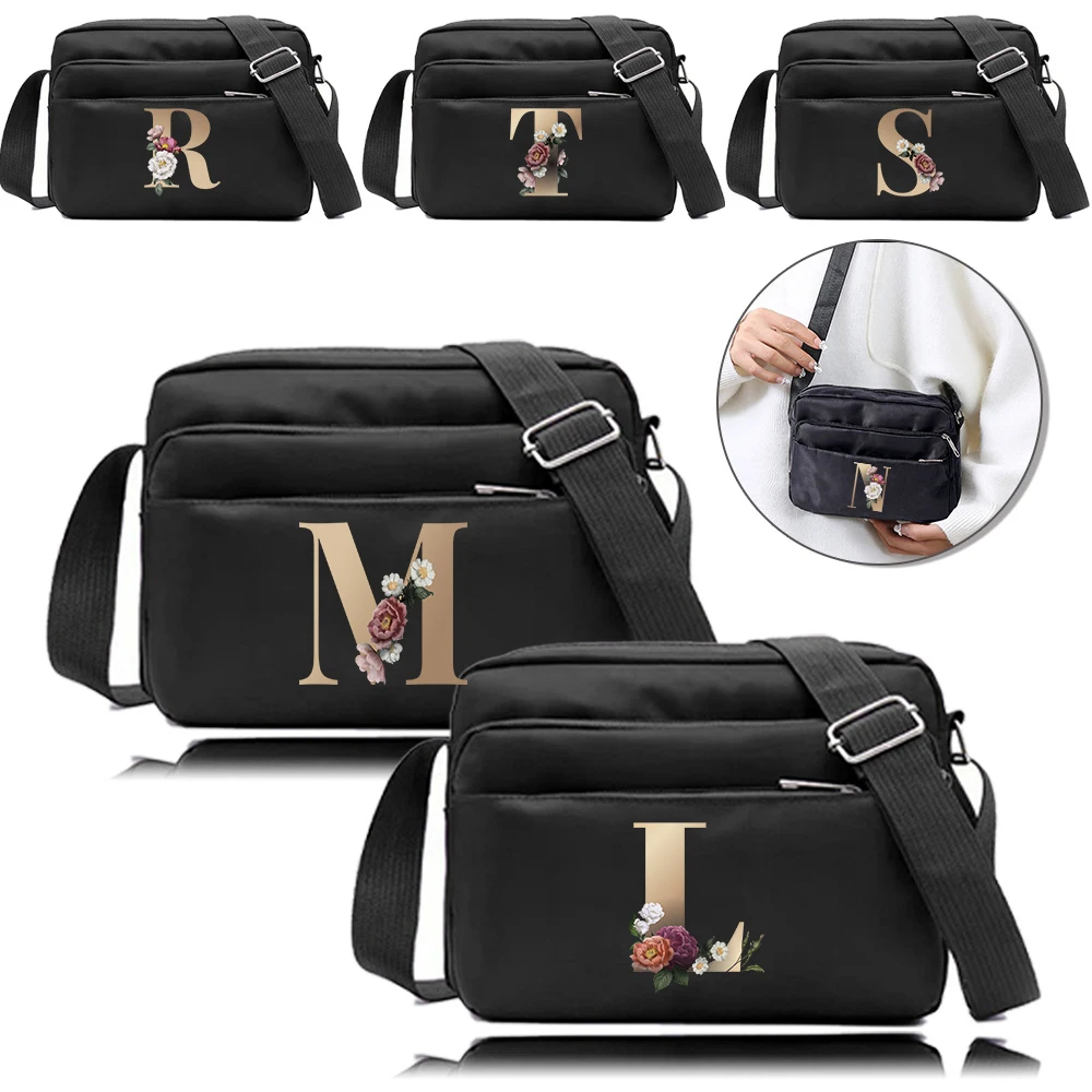 Gold Letter Print New Crossbody Bag Large Capacity Short Trip Storage Shoulder Bag Portable Adjustable Strap Shopping Bag Unisex
Gold Letter Print New Crossbody Bag Large Capacity Short Trip Storage Shoulder Bag Portable Adjustable Strap Shopping Bag Unisex