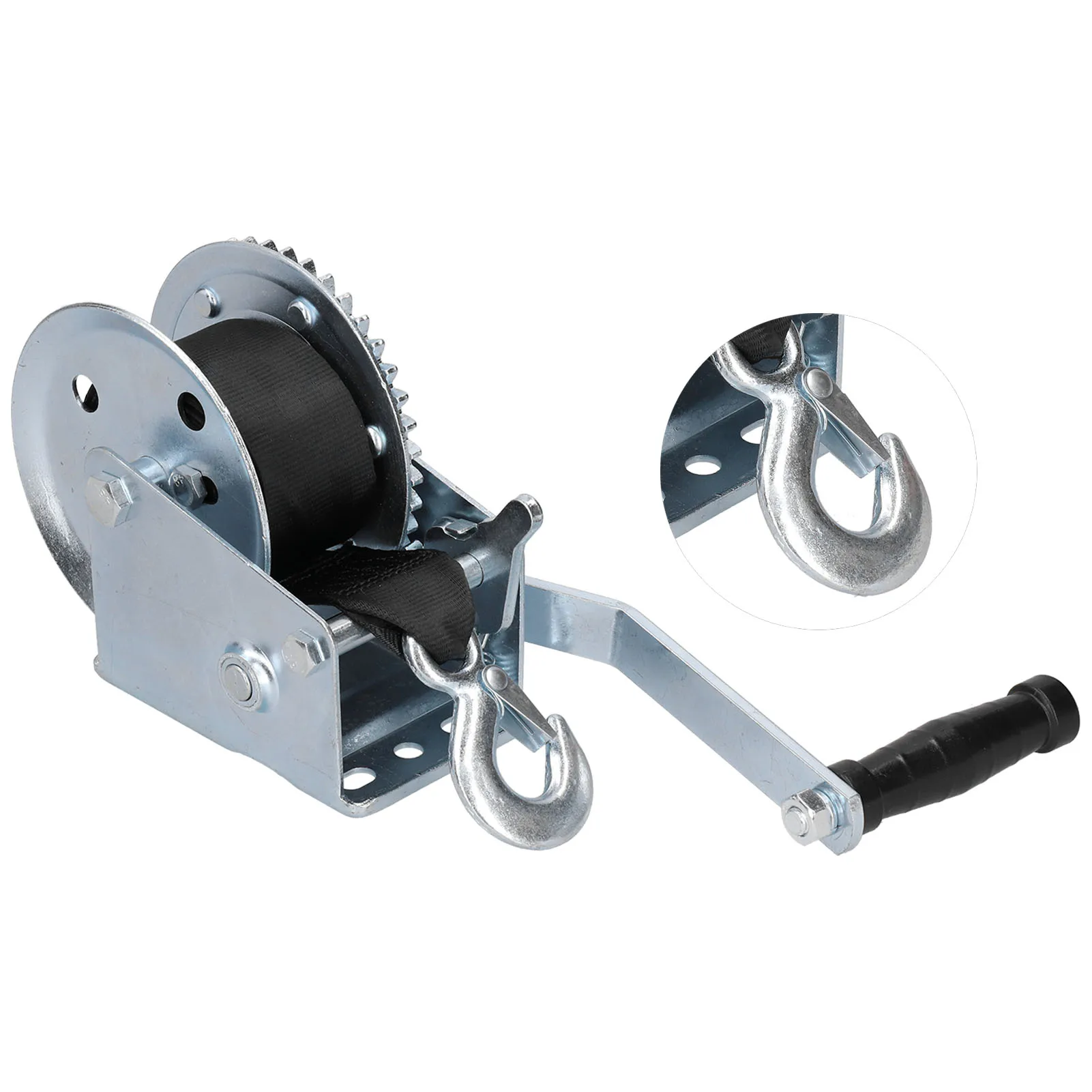 1200LBS Heavy Duty Winch with 8M Strap Hand Crank Cable Gear Winch for Boat Trailer
1200LBS Heavy Duty Winch with 8M Strap Hand Crank Cable Gear Winch for Boat Trailer