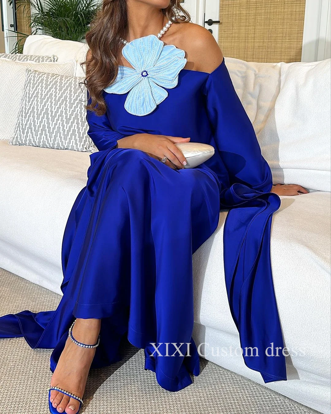 Xixi Vestidos Para Eventos Especiales White Flowers Blue Long Sleeves Elegant And Pretty Women'S Dresses Formal Occasion Dresses
Xixi Vestidos Para Eventos Especiales White Flowers Blue Long Sleeves Elegant And Pretty Women'S Dresses Formal Occasion Dresses