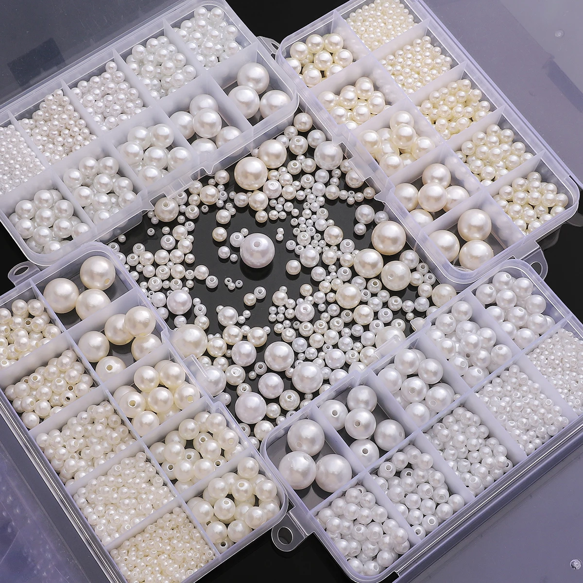 3~14mm Imitation Pearl Kit Set Box Round Acrylic Loose Beads For DIY Jewelry Making Artware Necklace Bracelet Accessories 800pcs
3~14mm Imitation Pearl Kit Set Box Round Acrylic Loose Beads For DIY Jewelry Making Artware Necklace Bracelet Accessories 800pcs