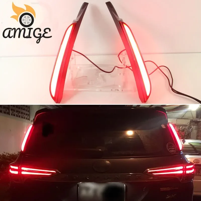 AMIGE Car LED Tail Lights For Toyota Fortuner 2015 2016 2017 Rear Fog Lamp Brake Reflector Bumper Lamps Signal Reverse Taillight
AMIGE Car LED Tail Lights For Toyota Fortuner 2015 2016 2017 Rear Fog Lamp Brake Reflector Bumper Lamps Signal Reverse Taillight