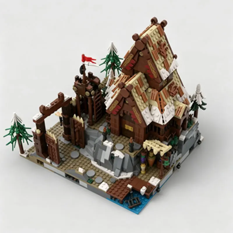 MOC Viking Village Expansion Small Particle Building Block Model Castle Toy Set 1991pcs
MOC Viking Village Expansion Small Particle Building Block Model Castle Toy Set 1991pcs