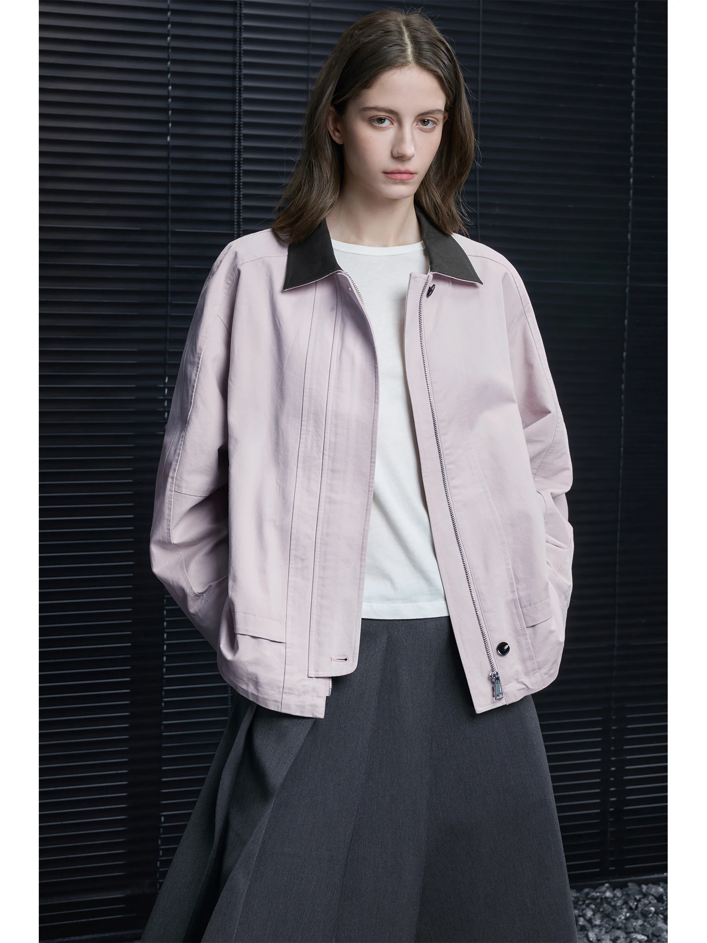 Женская рабочая куртка из чистого хлопка свободного кроя, весна 2026, уличный стиль, длинный рукав, на молнии, с классическим воротником
Женская рабочая куртка из чистого хлопка свободного кроя, весна 2026, уличный стиль, длинный рукав, на молнии, с классическим воротником