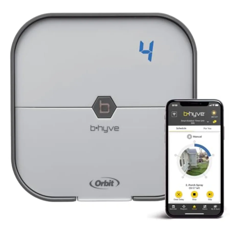 Indoor Smart Sprinkler Controller for Home Use with Modern Design White Finish Wi-Fi Enabled and App Controlled
Indoor Smart Sprinkler Controller for Home Use with Modern Design White Finish Wi-Fi Enabled and App Controlled