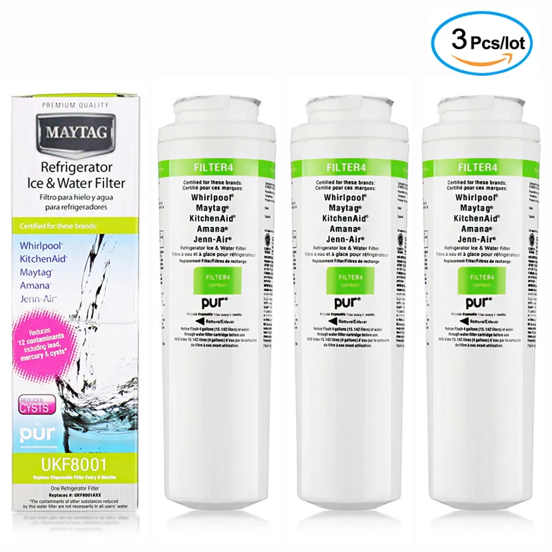 Замена для MAYTAG UKF8001, фильтр 4 EDR4RXD1, KRFC300ESS01, 46-9006, PUR Puriclean II Сменный фильтр для воды, 3 упаковки
Замена для MAYTAG UKF8001, фильтр 4 EDR4RXD1, KRFC300ESS01, 46-9006, PUR Puriclean II Сменный фильтр для воды, 3 упаковки