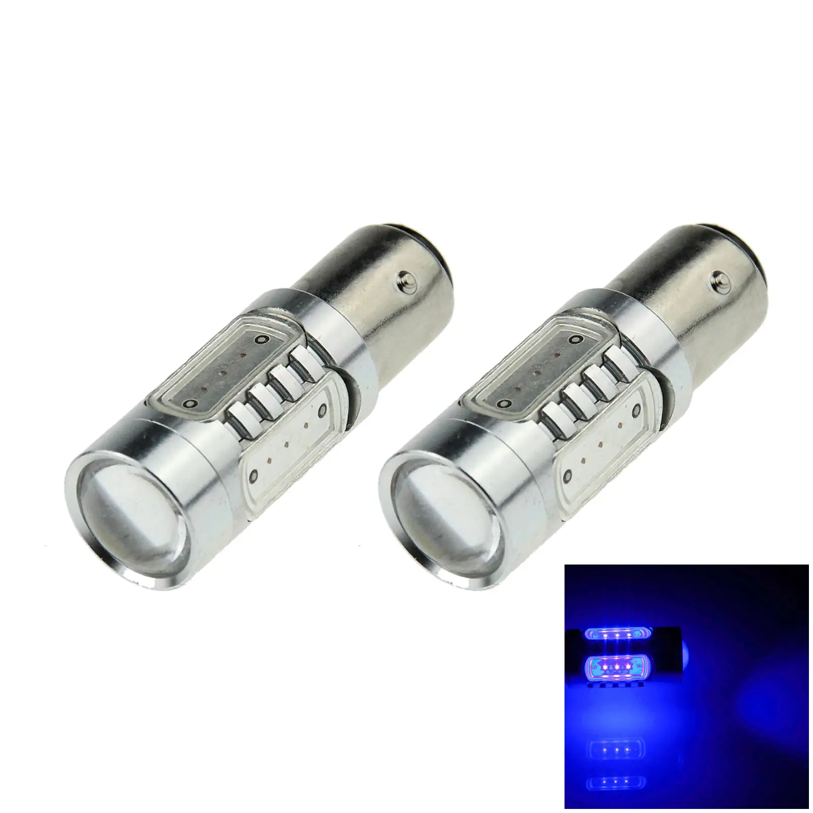 2x Blue Car 1157 Brake Light Parking Blub 5 Emitters COB LED 1493 BAY15D E024-B
2x Blue Car 1157 Brake Light Parking Blub 5 Emitters COB LED 1493 BAY15D E024-B