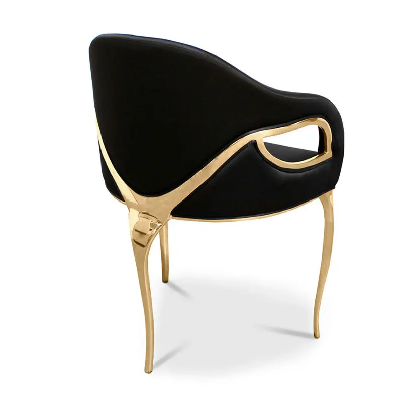 Italian light luxury pure copper simple modern high-end book chair backrest art leisure chair
Italian light luxury pure copper simple modern high-end book chair backrest art leisure chair