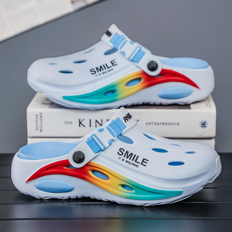 Summer Men's Outdoor Sports Beach Sandals Anti-Slip Comfortable Breathable EVA Garden Shoes Youth Trendy Flat Thi Bot Low
Summer Men's Outdoor Sports Beach Sandals Anti-Slip Comfortable Breathable EVA Garden Shoes Youth Trendy Flat Thi Bot Low