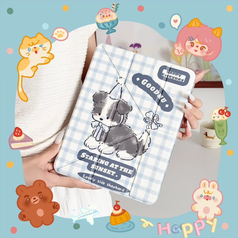 Cute GOODMU dog Y-Shaped Triple Fold For iPad 2025 Protective Cover For iPad Pro 2022 11in 12.9in Air 7 8 10th 11th M4 M5 Case
Cute GOODMU dog Y-Shaped Triple Fold For iPad 2025 Protective Cover For iPad Pro 2022 11in 12.9in Air 7 8 10th 11th M4 M5 Case