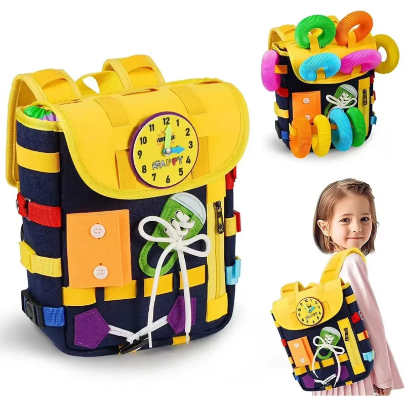 Backpack Felt Learning Board Children Montessori Toys Education Children Craft School Handwork Learning Schoolbag New Gift
Backpack Felt Learning Board Children Montessori Toys Education Children Craft School Handwork Learning Schoolbag New Gift