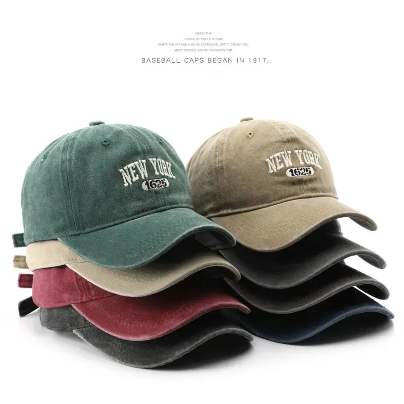 Retro NEW YORK Embroidery Snapback Hat for Men Women Vintage Washed Baseball Caps Spring Autumn Leisure Adjustable Soft Top Hats
Retro NEW YORK Embroidery Snapback Hat for Men Women Vintage Washed Baseball Caps Spring Autumn Leisure Adjustable Soft Top Hats