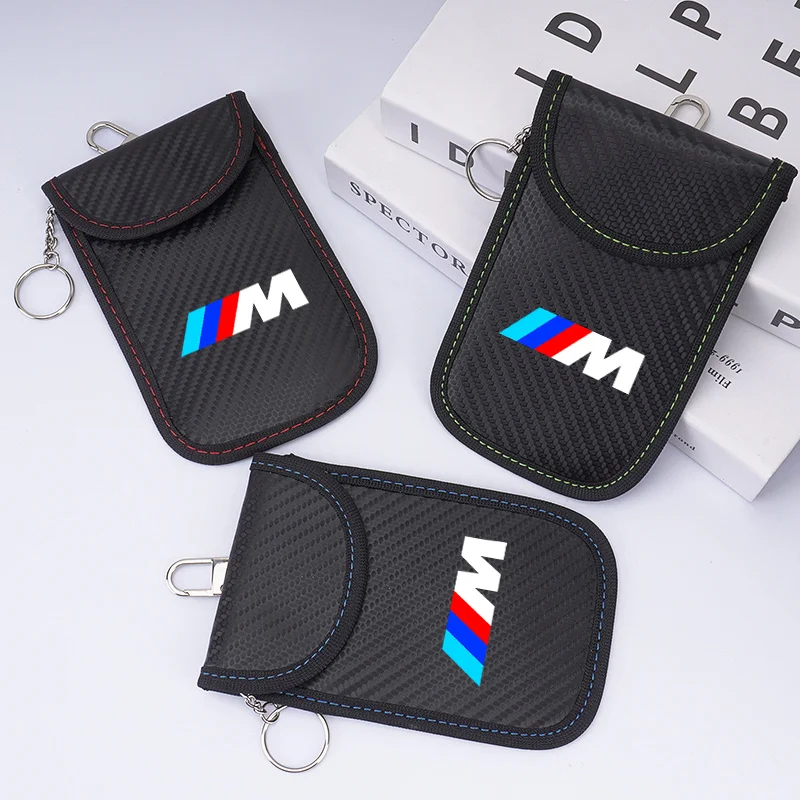 For BMW E46 X1 X2 X3 X4 X5 X6 F48 G01 E84 E83 F30 M Car Key Signal Shielding Bag Anti-theft RFID Keychain Case Accessories
For BMW E46 X1 X2 X3 X4 X5 X6 F48 G01 E84 E83 F30 M Car Key Signal Shielding Bag Anti-theft RFID Keychain Case Accessories