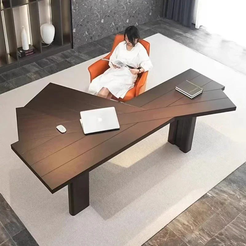 Simple Modern Office Desks Solid Wood Luxury Coffee Vintage Reception Desks Afternoon Tea Salon Furniture Mesas Escritorio FYOD
Simple Modern Office Desks Solid Wood Luxury Coffee Vintage Reception Desks Afternoon Tea Salon Furniture Mesas Escritorio FYOD
