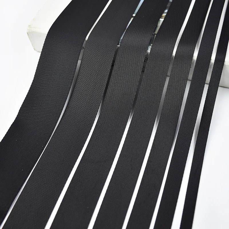 2/5/8/10M 10-100mm Black Nylon Webbing Tape 0.7mm Thick Backpack Ribbon Strap Pet Collar Belt Bias Binding Sewing Supplies
2/5/8/10M 10-100mm Black Nylon Webbing Tape 0.7mm Thick Backpack Ribbon Strap Pet Collar Belt Bias Binding Sewing Supplies
