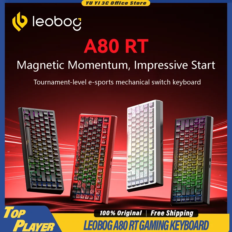 LEOBOG A80RT Gaming Keyboard Hall Effect Switch 0.01mm RT Accuracy 8kHz Polling Rate Support MT TGL DKS SOCD Dynamic RGB
LEOBOG A80RT Gaming Keyboard Hall Effect Switch 0.01mm RT Accuracy 8kHz Polling Rate Support MT TGL DKS SOCD Dynamic RGB
