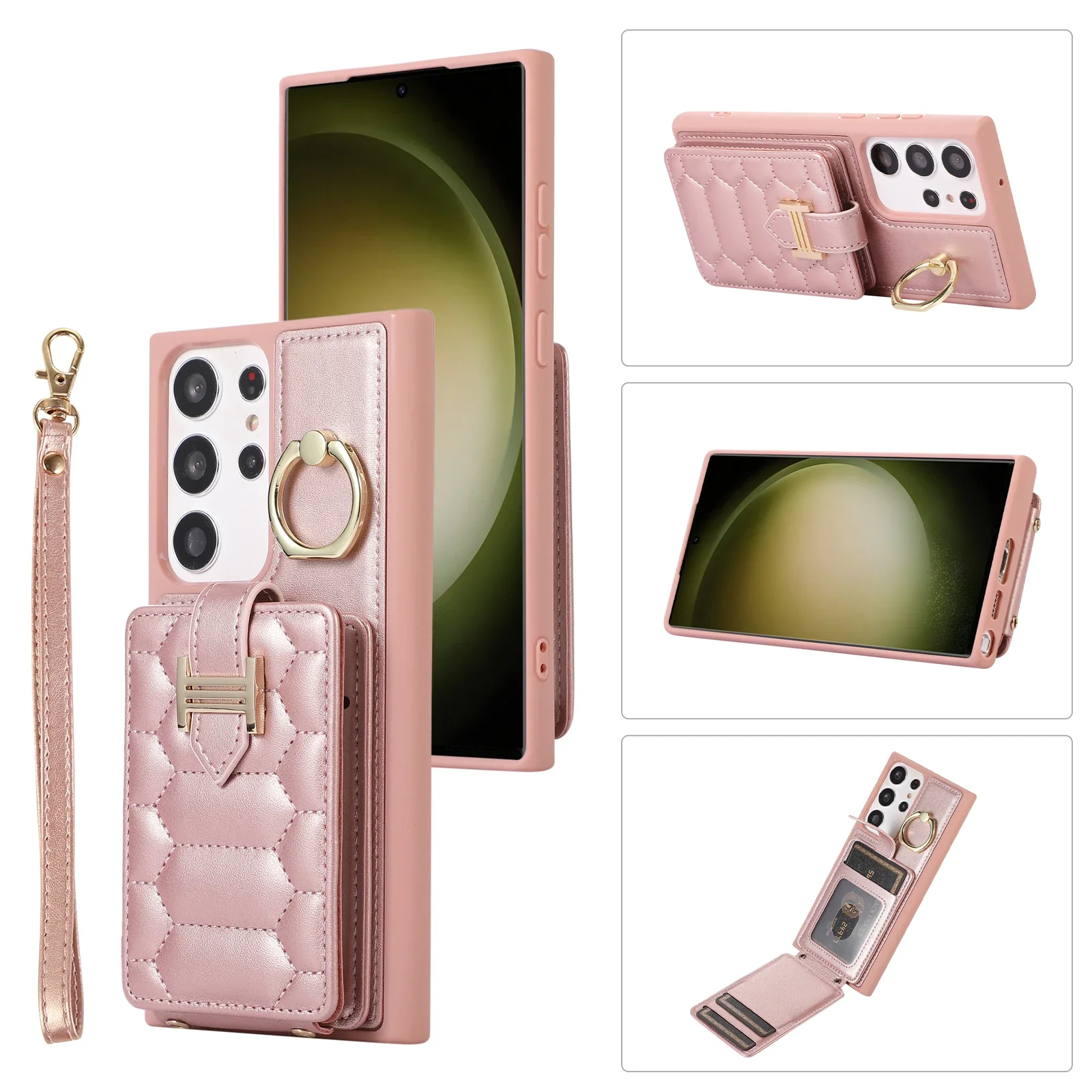 Shoulder Crossbody Lanyard Rope Pu Leather Wallet Card Bag Case For Samsung Galaxy S20 S21 FE S22 S23 Plus Ultra TPU Frame Cover
Shoulder Crossbody Lanyard Rope Pu Leather Wallet Card Bag Case For Samsung Galaxy S20 S21 FE S22 S23 Plus Ultra TPU Frame Cover