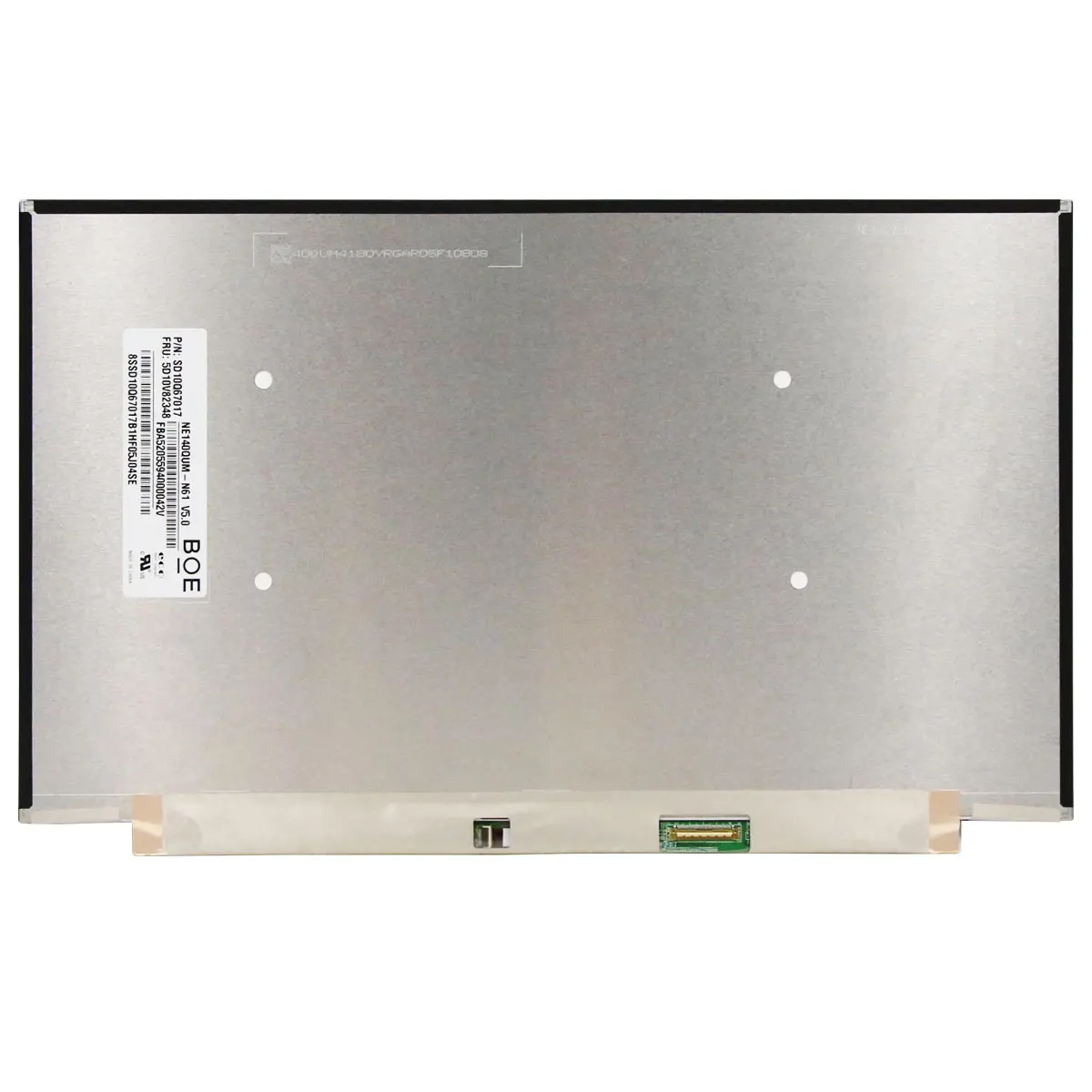 14,0-дюймовый ЖК-экран для ноутбука Lenovo ThinkPad T14 Gen 1 20S0 20S1 NE140QUM-N61 UHD 3840 × 2160 EDP 40 контактов
14,0-дюймовый ЖК-экран для ноутбука Lenovo ThinkPad T14 Gen 1 20S0 20S1 NE140QUM-N61 UHD 3840 × 2160 EDP 40 контактов