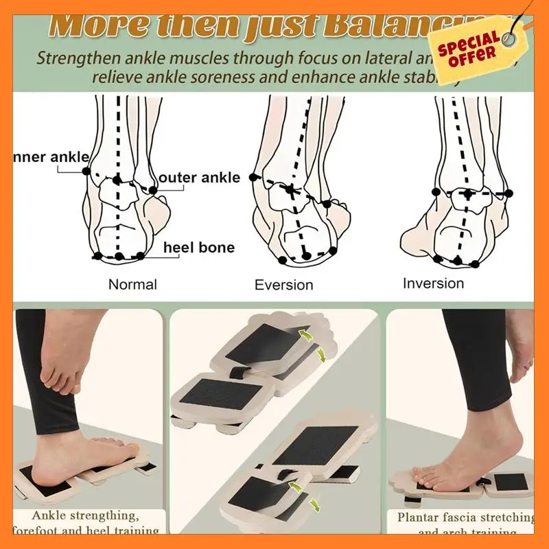 AD08-Ankle Foot Strengthener Stretcher Wood Wobble Board, Single Leg Balance Boards For Physical Therapy Ankle Stability Pad
AD08-Ankle Foot Strengthener Stretcher Wood Wobble Board, Single Leg Balance Boards For Physical Therapy Ankle Stability Pad