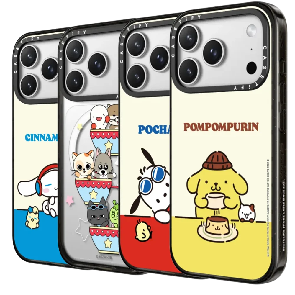 CASETiFY Sanrio Magnetic Drop-Proof Phone Case, Full Coverage Air Cushion Protective Cover for iPhoneAir 13 14 15 16 17 Pro Max
CASETiFY Sanrio Magnetic Drop-Proof Phone Case, Full Coverage Air Cushion Protective Cover for iPhoneAir 13 14 15 16 17 Pro Max