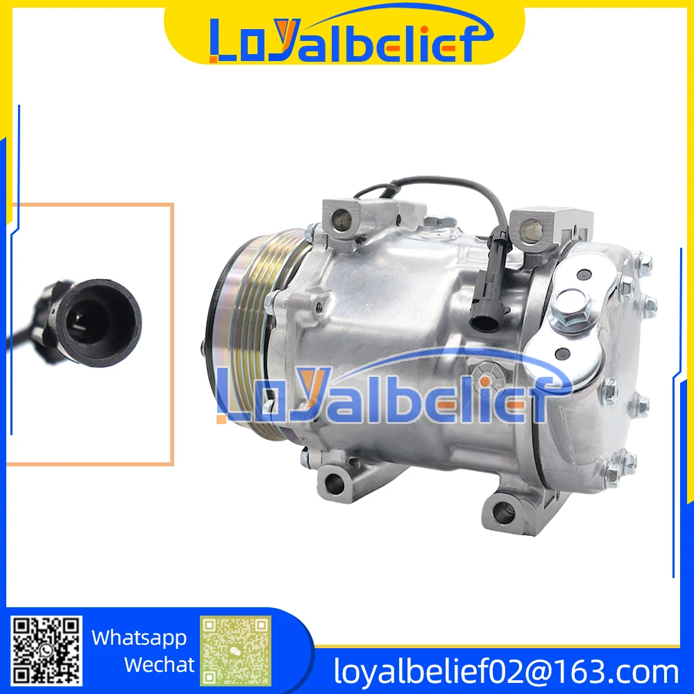 Automotive AC Compressor For Peugeot Boxer / Citroen Jumper / Fiat Ducato 2.3 3.0 SD7V16 71721760 504005418 71721759
Automotive AC Compressor For Peugeot Boxer / Citroen Jumper / Fiat Ducato 2.3 3.0 SD7V16 71721760 504005418 71721759