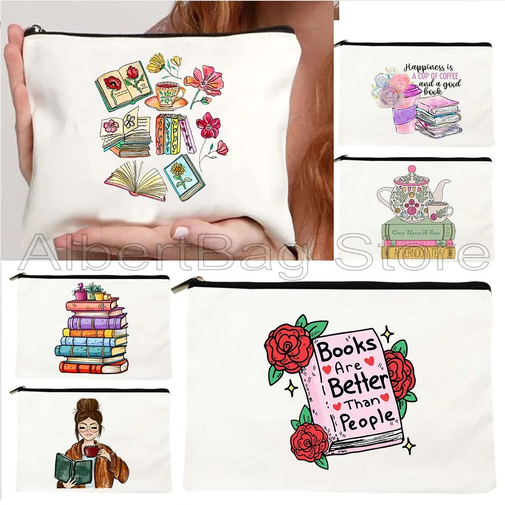 Cute Silly Goose Reading Banned Books Girl Cats Coffee Tea Flowers Growing From Bookshelf Cosmetic Makeup Bag Pencil Case Pouch
Cute Silly Goose Reading Banned Books Girl Cats Coffee Tea Flowers Growing From Bookshelf Cosmetic Makeup Bag Pencil Case Pouch
