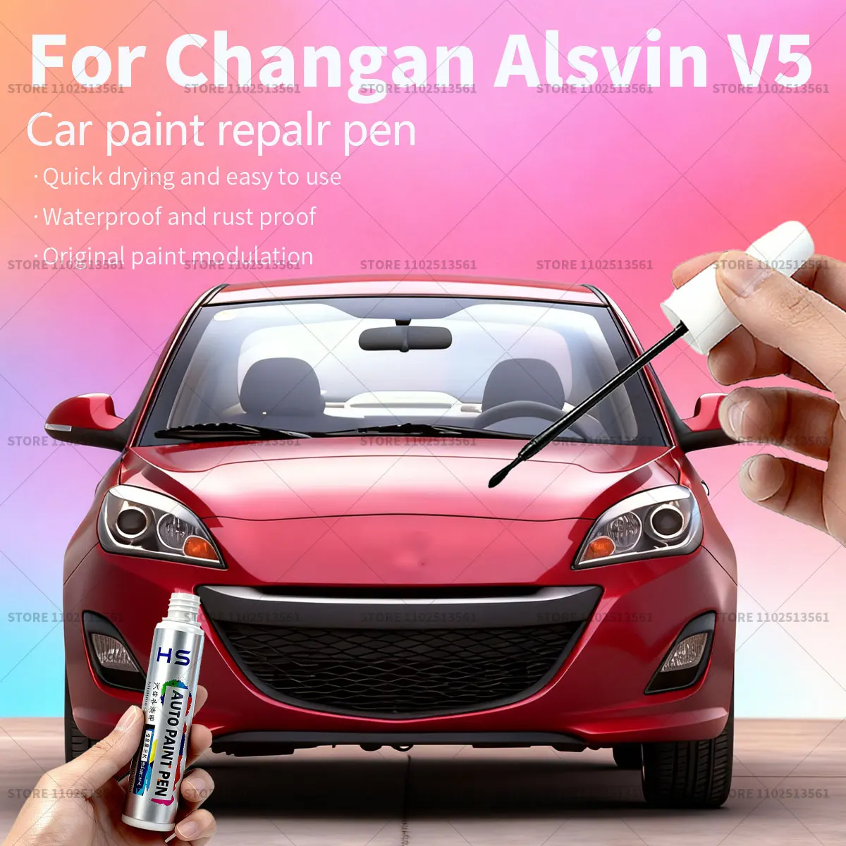 Car Paint Repair Pen Touch Up Scratch Remover DIY Auto Accessories For Changan Alsvin V5 Black White 226 Gray CYSS Blue 027
Car Paint Repair Pen Touch Up Scratch Remover DIY Auto Accessories For Changan Alsvin V5 Black White 226 Gray CYSS Blue 027