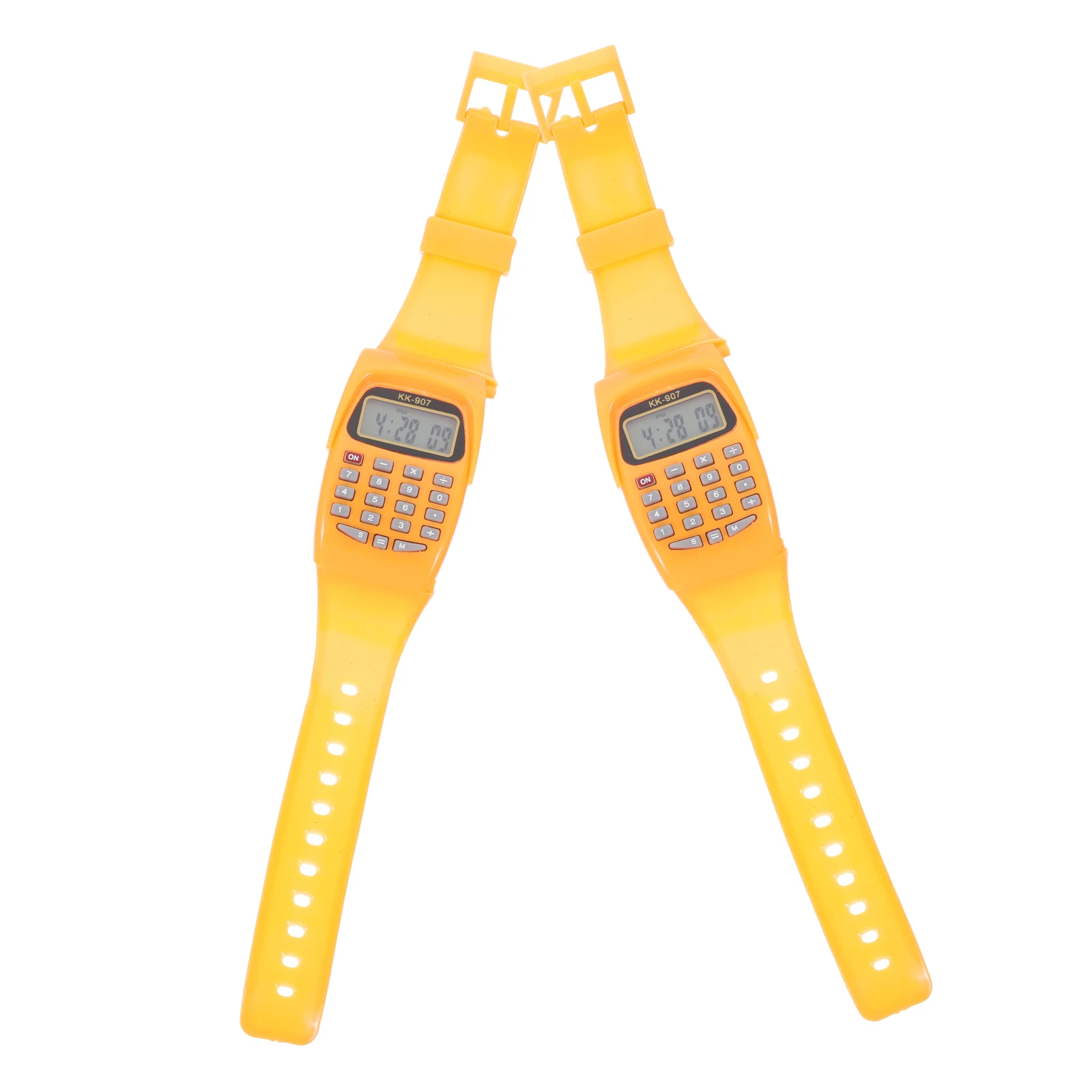 2Pcs Calculator Watch for Kids Math Learning Aid Portable Creative Design Comfortable Birthday Party Gift Favors
2Pcs Calculator Watch for Kids Math Learning Aid Portable Creative Design Comfortable Birthday Party Gift Favors