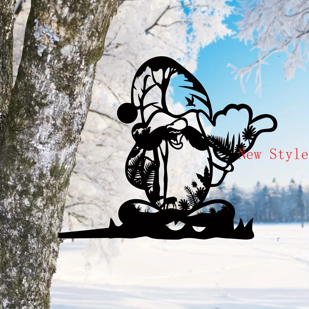 Iron Art Silhouette Add a Magical Touch Your Garden with this Gnome Tree Metal Art Decoration Metal Wall Hanging decor outdoor H
Iron Art Silhouette Add a Magical Touch Your Garden with this Gnome Tree Metal Art Decoration Metal Wall Hanging decor outdoor H