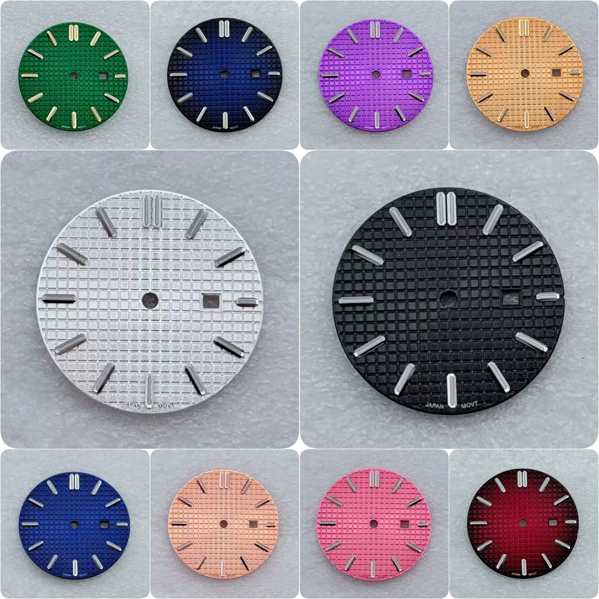 25.8mm No Logo Oak Waffle Dial Ladies Style Fit VJ24 Quartz Movement Green Luminous Watch Modification Accessories Custom Logo
25.8mm No Logo Oak Waffle Dial Ladies Style Fit VJ24 Quartz Movement Green Luminous Watch Modification Accessories Custom Logo